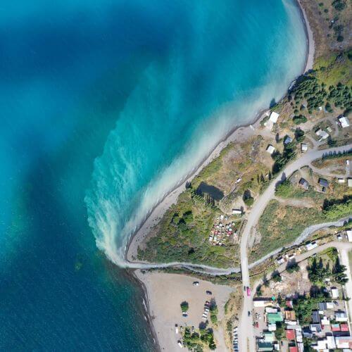 Puerto Río Tranquilo. Chile